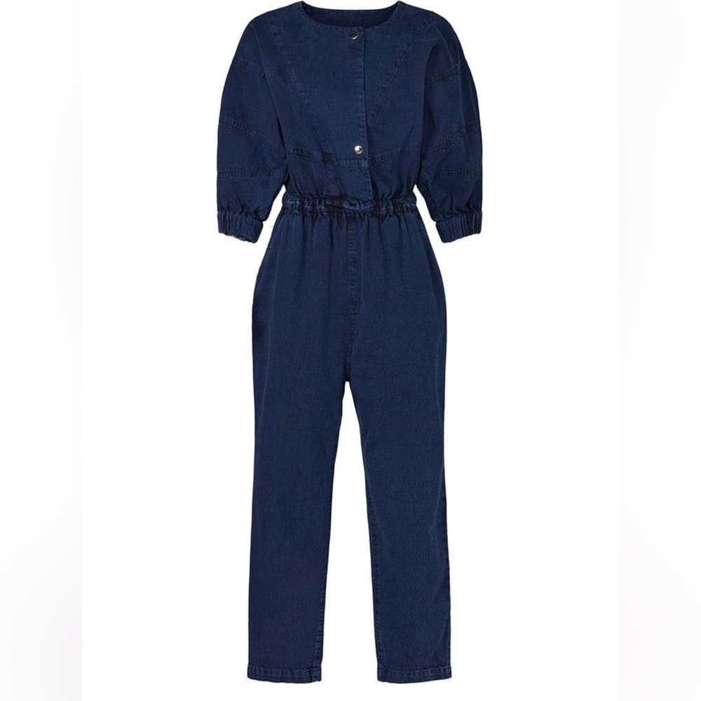RACHEL COMEY Denim Holt Jumpsuit